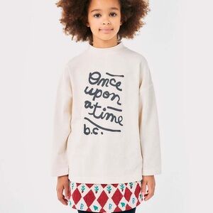 BOBO CHOSES Kids Cream 'Once Upon a Time' Long Sleeve Top